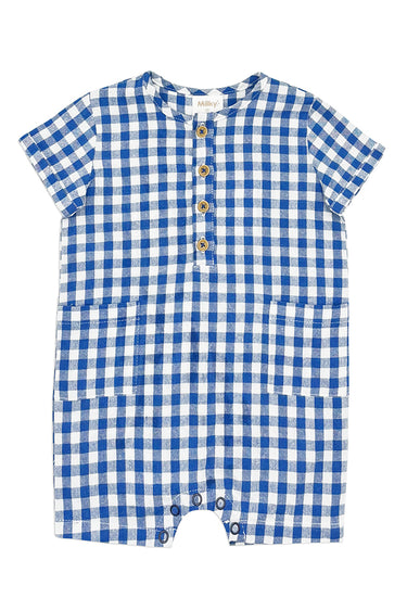 Milky - Check Romper